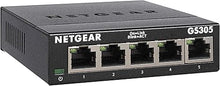 Load image into Gallery viewer, NETGEAR 5-Port Gigabit Ethernet Unmanaged Switch (GS305) - Home Network Hub, Office Ethernet Splitter, Plug-and-Play, Silent Operation, Desktop or Wall Mount