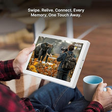 Load image into Gallery viewer, Avyona 10.1" Smart WiFi Digital Photo Frame | 3000mAh Battery | 32GB Storage | HD IPS Touchscreen | Frameo App for Instant Sharing Photo & Video | Auto-Rotate, Frost White