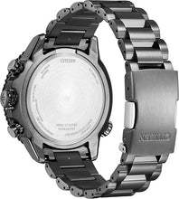 Load image into Gallery viewer, Citizen Men's Eco-Drive Promaster Navihawk A-T Watch, Green Dial, Gray Stainless Steel Bracelet, Atomic Timekeeping (Model: AT8227-56X)