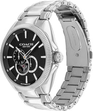 Load image into Gallery viewer, Coach Jackson Men's Watch - 3H Automatic Watch - Stainless Steel Bracelet - Water Resistant 5ATM/50 Meters -Gift for Him - Premium Fashion Timepiece for Everyday Style - 45mm