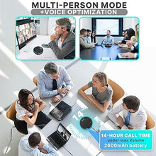 Load image into Gallery viewer, PyleUsa Conference Speaker Bluetooth Speakerphone - Multipurpose Conference & Streaming Speaker,Noise Canceling Swiss Immersive Crisp Voice Pickup for Office,Travel,Home, w/USB-C,Aux Cables - PSCN42