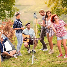 Load image into Gallery viewer, ATUMTEK 51" Selfie Stick Tripod, All in One Extendable Phone Tripod Stand with Bluetooth Remote 360° Rotation for iPhone and Android Phone Selfies, Video Recording, Vlogging, Live Streaming, White