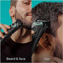 Load image into Gallery viewer, Braun All-in-One Style Kit Series 3 3470, 7-in-1 Trimmer for Men with Beard Trimmer, Ear & Nose Trimmer, Hair Clippers & More, Ultra-Sharp Blade, 40 Length Settings, Washable