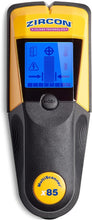 Load image into Gallery viewer, Zircon x85 Center Finding Stud Finder with AC Live Wire Detection and Thermal Wall Scanner for Detecting Water-Filled PEX Tubing up to 2 inches Deep
