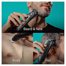 Load image into Gallery viewer, Braun All-in-One Style Kit Series 5 5490, 9-in-1 Trimmer for Men with Beard Trimmer, Body Trimmer for Manscaping, Hair Clippers & More, Ultra-Sharp Blade, 40 Length Settings, Waterproof