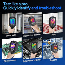Load image into Gallery viewer, NOYAFA NF-524 Thermal Imaging Camera,120x90 IR Resolution Thermal Imager,Thermal Imager with Laser Pointer,2.8" LCD Screen,Handheld Infrared Camera,-4°F~752°F Range,25 Hz Refresh Rate Thermal Camera
