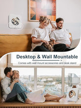 Load image into Gallery viewer, Portable Wall Mounted CD Player with Bluetooth, Homlab Mountable CD Music Player Built-in HiFi Speakers, Home Audio Boombox with Remote Control, FM Radio, LCD Display, Headphone Jack AUX USB TF Input