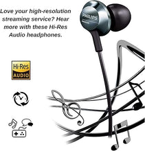 Load image into Gallery viewer, PHILIPS Pro Wired Earbuds, in Ear Headphones with Mic Powerful Bass, Hi-Res Audio, Comfort Fit, Lightweight Ear Phones with Microphone