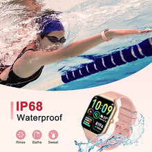 Load image into Gallery viewer, Smart Watch for Women Answer/Make Calls, 1.96" HD Fitness Watch with Heart Rate Monitor Sleep Monitor, 113 Sports Activity Trackers with Step Counter, IP68 Waterproof, Smartwatch for Android/iOS, Rose