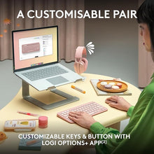 Load image into Gallery viewer, Logitech Pebble 2 Combo, Wireless Keyboard and Mouse, Quiet and Portable, Customizable, Logi Bolt, Bluetooth, Easy-Switch for Windows, macOS, iPadOS, Chrome - Black