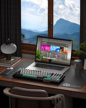 Load image into Gallery viewer, MageGee SKY98 Mechanical Gaming Keyboard, 96% Gasket Hot Swappable Wired Custom Creamy Keyboard with 5-Layer Sound Dampening, RGB Backlit, NKRO for Win/Mac (Dark Elf, Blue Whale Switch)