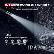 Load image into Gallery viewer, Ralcam Articulating Borescope, 2 Way Endoscope Camera with Light, 6 Led Lights Video Inspection Camera, 6.2mm Lens Scope Camera 3.5'' IPS Screen Endoscope 3.3FT Semi-Rigid Cable