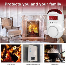 Load image into Gallery viewer, Plug-in Carbon Monoxide Detectors,Koabbit CO Level Monitoring Alarm with Light & Digital Display for Home/Kitchen/Bedroom,Accurate & Easy to Install(2 Pack)