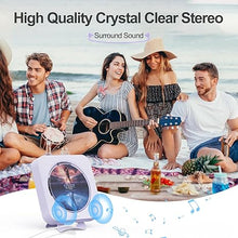 Load image into Gallery viewer, Portable CD Player with Bluetooth Desktop CD Player for Home CD Music Players with Remote Control,Timer,Built-in Dual Speakers with LED Display Home Audio Boombox FM Radio (Purple)