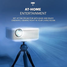 Load image into Gallery viewer, KODAK FLIK X10 Full HD Multimedia Projector Kit | 1080p Mini Compact Portable Home Theater System Bundle with 100” Projection Screen, Remote Control, Tripod Stand, HDMI Cable, Hooks & Carry Case