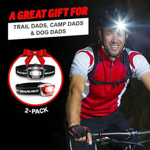 Load image into Gallery viewer, GearLight 2Pack LED Headlamp - Outdoor Camping Head Lamps with Adjustable Headband - Lightweight Battery Powered Bright Flashlight Headlight with 7 Modes and Pivotable Head and Red Light