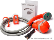 Load image into Gallery viewer, Ivation Portable Outdoor Shower, Battery Powered - Compact Handheld Rechargeable Camping Showerhead - Pumps Water from Bucket Into Steady, Gentle Shower Stream