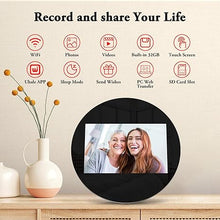Load image into Gallery viewer, SAMMIX Digital Picture Frame, 10.1 Inch WiFi Digital Photo Frame, IPS HD Touch Screen Electronic Picture Frame, 32GB Storage, Slideshow, Easy to Share Photos and Video via Uhale APP, Gift for Family