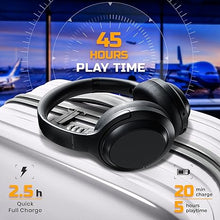 Load image into Gallery viewer, TREBLAB Z7 Pro - Hybrid Active Noise Cancelling Headphones, Signature aptX-HD Audio, Memory Foam Ear Cups, Foldable, 45H Play, Bluetooth 5, Fast Charging, Workout Over Ear Headphones Wireless With Mic