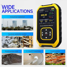 Load image into Gallery viewer, Geiger Counter Nuclear Radiation Detector - FNIRSI Radiation Dosimeter with LCD Display, Portable Handheld Beta Gamma X-ray Rechargeable Radiation Monitor Meter, 5 Dosage Units Switched