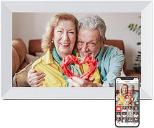 Load image into Gallery viewer, Frameo WiFi Digital Picture Frame, Birthday Gifts for Women, 10.1 Inch 1280 * 800IPS Touch Screen Digital Photo Frame, 16GB Memory, Auto-Rotate, Share Picture Video, Birthday Gift for Mom, Dad, Wife