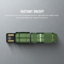Load image into Gallery viewer, OLIGHT IMINI 2 EDC Rechargeable Keychain Flashlight, 50 Lumens Compact and Portable Mini Light, Tiny LED Keyring Lights with Built-in Battery Ideal for Everyday Carry and Emergencies (OD Green)