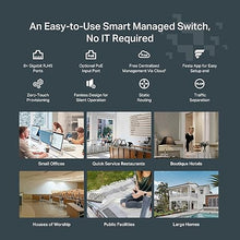 Load image into Gallery viewer, TP-Link Festa FS308G | 8 Port Gigabit Smart Managed Switch | Self-Organizing Network | Free Cloud Management | Fanless | Static Routing, Vlan, ACL, LAG | Desktop/Wall Mount | Does not Work with Omada