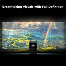 Load image into Gallery viewer, TCL A1 1080p FHD Smart Projector with Google TV and Netflix Certified, Outdoor/Indoor, WiFi/Bluetooth, 16W Audio, Dolby Digital Audio Processing, Game Mode, 120-Inch Screen