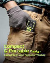 Load image into Gallery viewer, Laser Measure, LASGOO 60m/197ft Laser Measurement Tool, Laser Distance Meter with Ft/in/M Multiple Units, LCD Backlit Display, Pythagorean Mode, Area and Volume, Battery Included