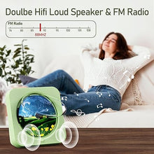 Load image into Gallery viewer, Portable CD Player with Bluetooth Desktop CD Player for Home CD Music Players with Remote Control,Timer,Built-in Dual Speakers with LED Display Home Audio Boombox FM Radio