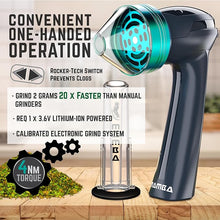 Load image into Gallery viewer, Mamba Loader XL 2g Gray USB Electric Herb Grinder. Small Portable Metal Herbal Grinder Machine & Spice Mill for the Kitchen