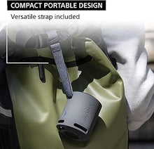 Load image into Gallery viewer, Sony SRS-XB100 Wireless Bluetooth Portable Lightweight Super-Compact Travel Speaker, Durable IP67 Waterproof & Dustproof Shower Speaker, 16 Hour Battery, Versatile Strap, & Hands-free Calling, Orange