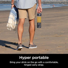 Load image into Gallery viewer, Ninja Blast Portable Blender, Cordless, 18oz. Vessel, Personal Blender For-Shakes and Smoothies, BPA Free, Leakproof-Lid and Sip Spout, USB-C Rechargeable, Dishwasher Safe, Metallic Black, BC151MB