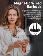 Load image into Gallery viewer, USB C Headphone for Samsung S23 FE S22 S21 S20 A53 A54 Wired Earbuds Magnetic in-Ear Type C Earphone with Microphone Volume Control Bass Stereo Noise Canceling for iPhone 15 Pro Max Pixel 6 6a 7a 8 5
