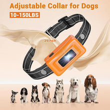 Load image into Gallery viewer, Shock Collar for Dogs - 4265ft Waterproof Training Collar with Flashing Light for Small Medium Large Dogs with Rechargeable Remote, Beep (1-8), Vibration(1-16), Safe Shock(1-99) (Orange)