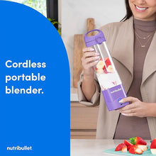 Load image into Gallery viewer, nutribullet Portable Blender, Cordless, 20oz Vessel, Personal Blender, USB-C Rechargeable, Light Purple, NBPB50100LP