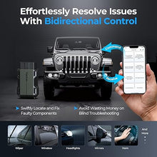 Load image into Gallery viewer, TOPDON TopScan OBD2 Scanner Bluetooth, Bi-Directional Scanner Wireless All System Diagnostic Tool for iOS & Android, FCA AutoAuth, 8+ Hot Reset, Repair Guides, Car Code Reader, Performance Test