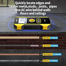 Load image into Gallery viewer, Multi Function Stud Finder Wall Scanner Magnetic Or Non-magnetic Study Finder Wall Detector Wire Metal Rebar Detector High Precision Bearing Wall Dark Line Scanning