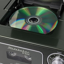 Load image into Gallery viewer, Portable Stereo CD Player with Bluetooth, AM/FM Stereo Radio and Cassette Player/Recorder (Cyprus Green)