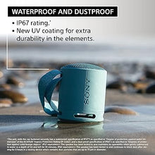 Load image into Gallery viewer, Sony SRS-XB100 Wireless Bluetooth Portable Lightweight Super-Compact Travel Speaker, Durable IP67 Waterproof & Dustproof Shower Speaker, 16 Hr Battery, Versatile Strap, Hands-free Calling, Light Gray