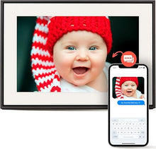 Load image into Gallery viewer, Loop Wi-Fi Digital Picture Frame with Touch Screen, 10-Inch Display, The Only Frame to Offer Text Message Photos Direct to Frame, Easy to use App, Gift to Keep Friends and Family Connected