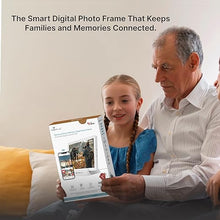 Load image into Gallery viewer, Avyona 10.1" Smart WiFi Digital Photo Frame | 3000mAh Battery | 32GB Storage | HD IPS Touchscreen | Frameo App for Instant Sharing Photo & Video | Auto-Rotate, Frost White