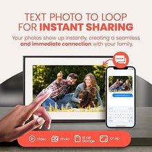 Load image into Gallery viewer, Loop Wi-Fi Digital Picture Frame with Touch Screen, 10-Inch Display, The Only Frame to Offer Text Message Photos Direct to Frame, Easy to use App, Gift to Keep Friends and Family Connected