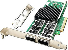 Load image into Gallery viewer, 40Gb Ethernet Converged Network Adapter(CNA), Dual QSFP+ Ports Compatible with Intel XL710-QDA2 Network Card PCIe x8 40Gbe Server Support Windows/Windows Server/Linux/Freebsd