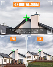 Load image into Gallery viewer, Laser Measuring Tool, CIGMAN 393ft Green-Beam Laser Measure, Outdoor Laser Measurement Tool with 4X Camera, P2P Technology, IP68, Rechargeable Laser Distance Meter, Length, Area, Volume, Angle Sensor