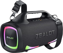 Load image into Gallery viewer, ZEALOT Bluetooth Speaker,100W Booming Sound Speakers Bluetooth Wireless, Dual Pairing, XBass, Bluetooth 5.3, 24000mAh Power Bank, Portable Outdoor Waterproof Speaker for Camping, Beach, and Party