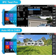 Load image into Gallery viewer, Anpviz IP Camera Tester CCTV Tester, 7 Inch Touch Screen H.265 4K AHD, TVI, CVI & CVBS Analog Camera RJ45 Cable with PoE/IP Discovery/HDMI in & Out/Built in WiFi/RS485 PTZ Control (IPC-9800ADH Plus)