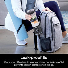 Load image into Gallery viewer, Ninja Blast Portable Blender, Cordless, 18oz. Vessel, Personal Blender For-Shakes and Smoothies, BPA Free, Leakproof-Lid and Sip Spout, USB-C Rechargeable, Dishwasher Safe, Metallic Black, BC151MB