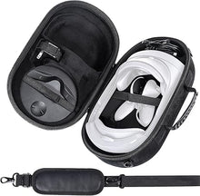 Load image into Gallery viewer, Aenllosi Hard Carrying Case Compatible with The Meta/Oculus Quest 3/Pro VR Headset,Touch Controller,Charging Dock & Other Accessories(Black,Case Only)