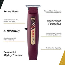 Load image into Gallery viewer, Wahl Professional Retro T-Cut Trimmer, Cordless, Adjustable T-Wide Blade, NiMH Battery, 60-Minute Run Time